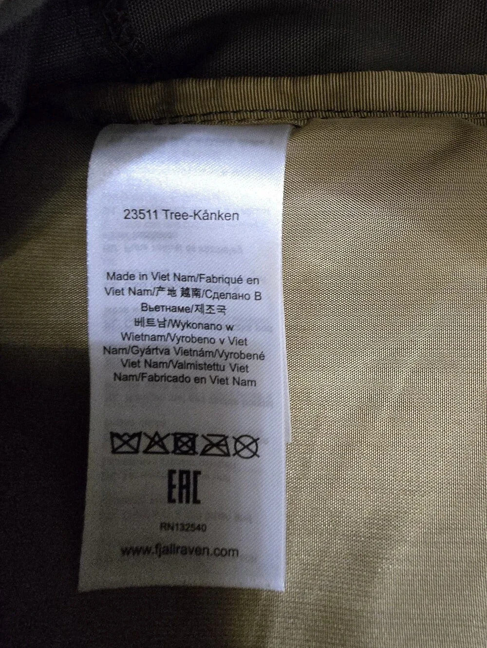 Fjallraven Tree-Kånken Backpack Grayish Green School Outdoor